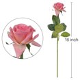 thumbnail image 6 of Coolmade Artificial Silk Rose Flower Bouquet Wedding Party Home Decor, Pack of 10-Pink, 6 of 8