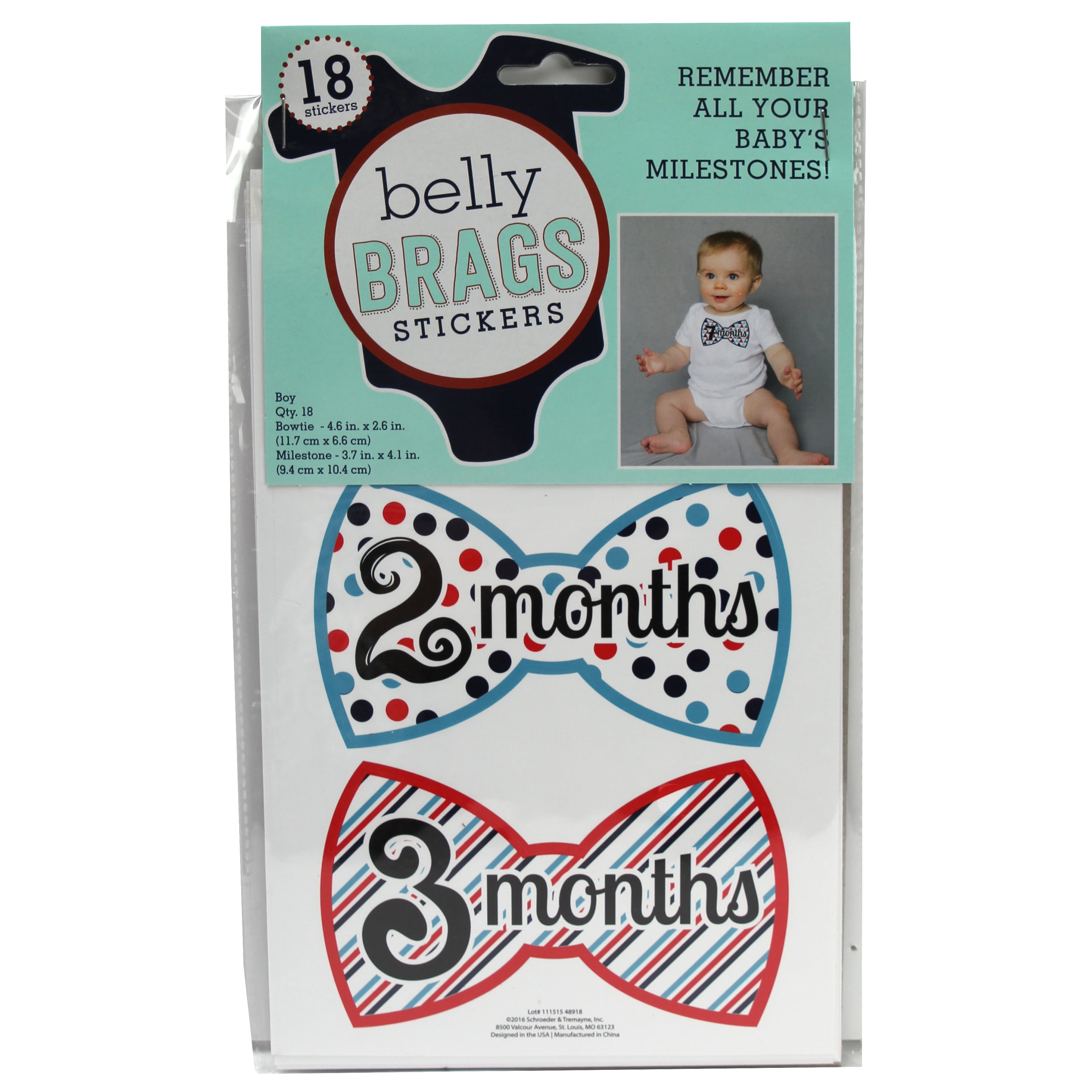 Boy Belly Brags, 18-Pack