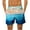 Blue#6, variant on Viikei Men's Shorts in Lightweight Fabric for Comfort,Fashionable Men's Casual Printed Elastic Waistband Drawstring Shorts Blue M
