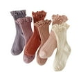 thumbnail image 3 of ANINEO Baby Girls Vintage Ankel Lace Socks Toddler Ruffles Casual Dress Socks, 3 of 4