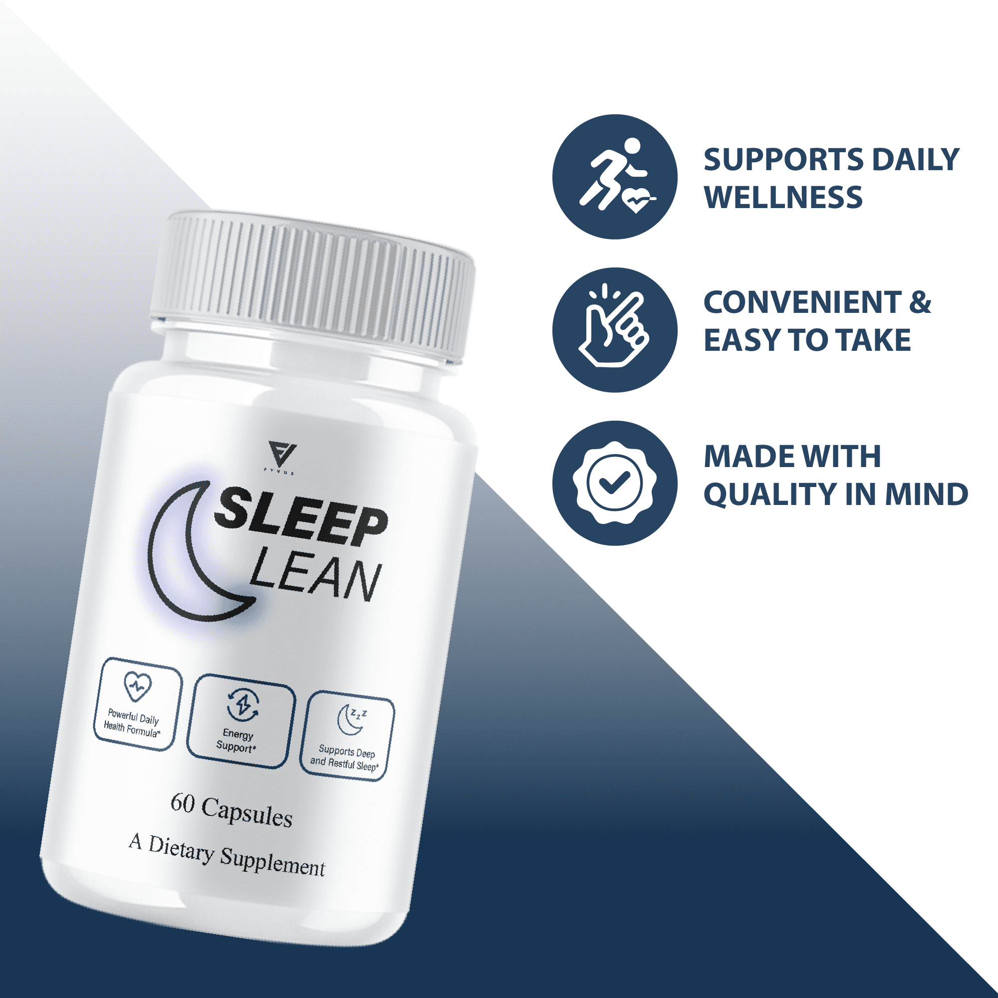 (5 Pack) Sleep Lean Capsules, Sleep Lean Maximum Strength Wellness Supplement Pills (300 Capsules)