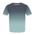 thumbnail image 5 of Tittly Womens T Shirts Cotton Shirts Tops Plus Size Summer Tops for Women Plus Size Round Neck Short Sleeve T Shirt For Women; Summer Loose T Shirt Casual Top. Gray, 5 of 5