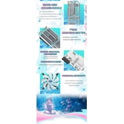 Yeston Sakura Atlantis Radeon RX 9070 XT 16G GDDR6 256bit 4nm Desktop Graphics Card-3x DisplayPort, 1x HDMI