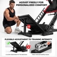 thumbnail image 4 of FORGEMUS 1100lb Leg Press Machine,Hack Squat Machine of Alloy Steel with Linear Bearings for Home Gym,Professional Adjustable Strength Training, 4 of 10