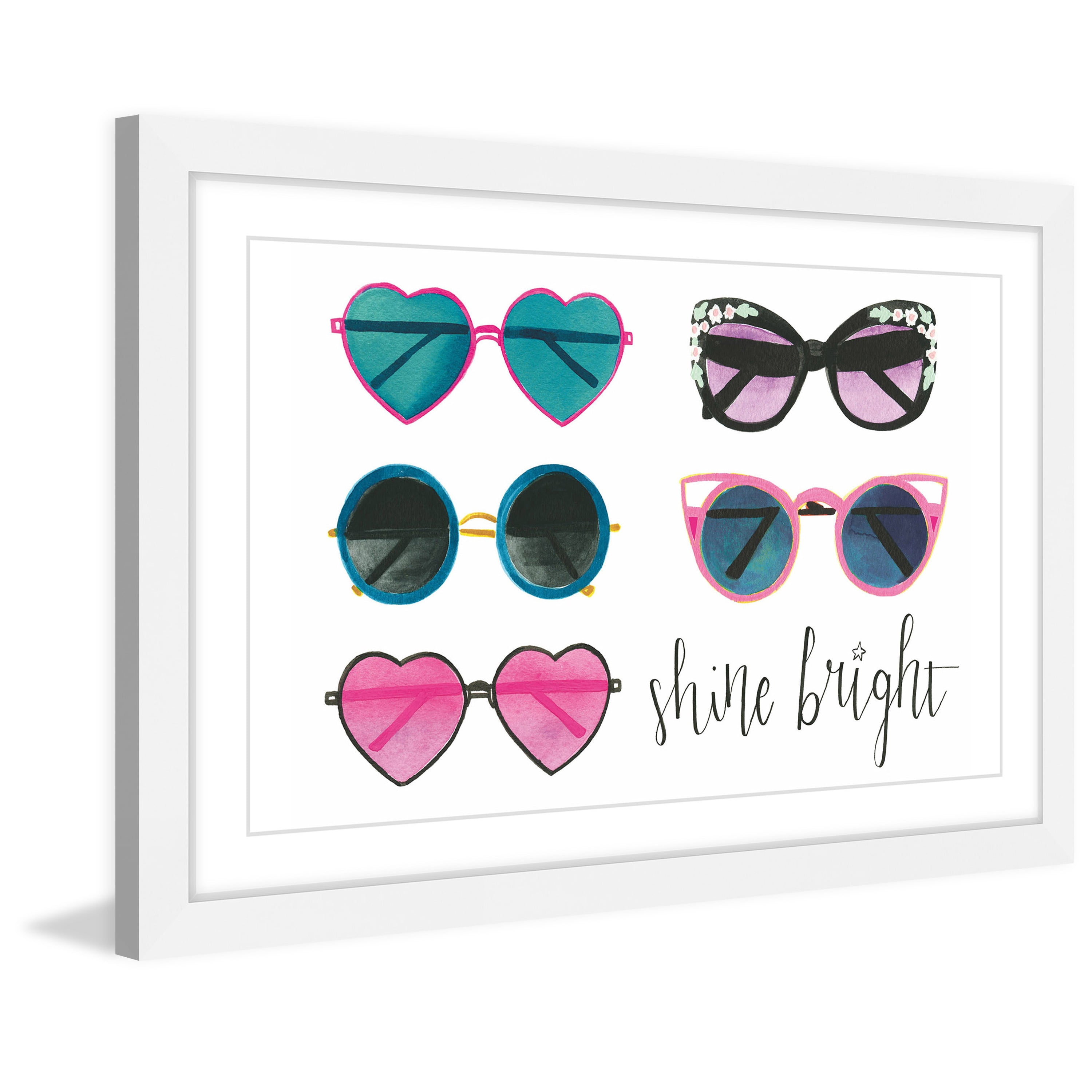 Marmont Hill "Shine Bright" by Molly Rosner Framed Painting Print