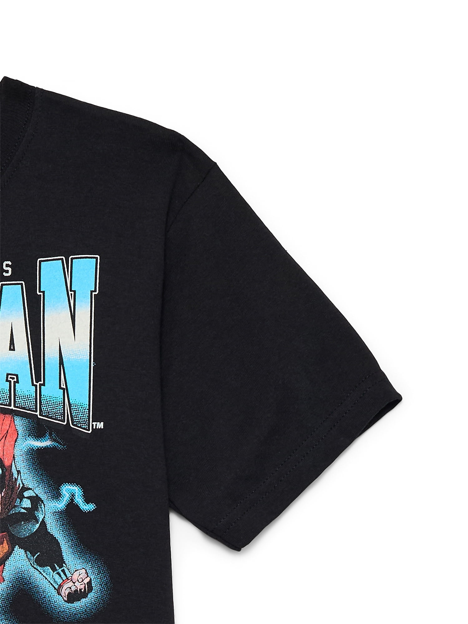 Superman Boys Cotton Graphic Tee with Short Sleeves, Sizes XS-2XL