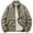 Khaki, variant on Gyujnb Jackets for Men,Autumn and Winter Men's Warm Padded Thickened Fleece Jacket Warm Fleece Jacket Loose Casual Shaker Jacket,Winter Coats for Men,Size:M