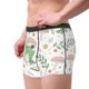 thumbnail image 2 of Balery Frog and Mushrooms Calzoncillos bóxer para hombre, ropa interior de algodón suave y transpirable con cinturilla de nailon-Large, 2 of 5