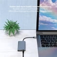 thumbnail image 2 of Hub 10 En 1 Aleación De Aluminio Durable Usb-C Vga 3.5 Mm Audio 4K Video Tf Tarjeta De Memoria Rj45 Adaptador De Dispositivo De Conversión Portátil Base De Expansión Para Computadora Teléfono Negocio Moyic EL008165-00, 2 of 6