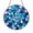 Acrylic 3.5 Inch, variant on Swirling spiral sun catcher, artistic round stained style accent for home