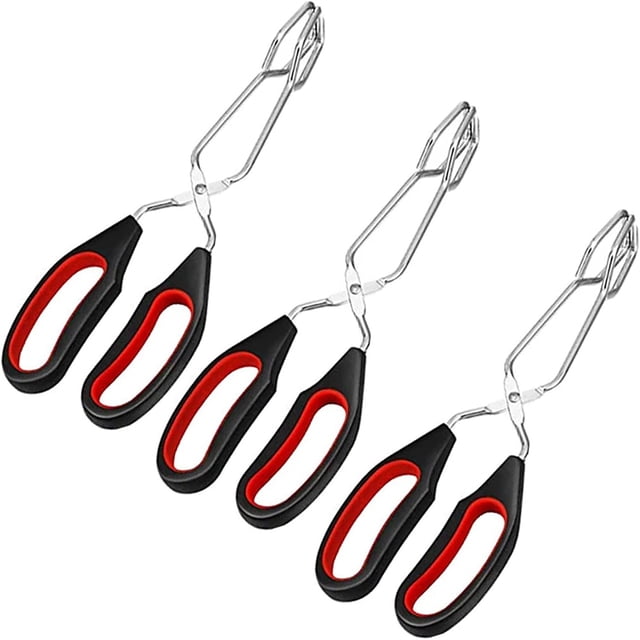 Pinzas para alimentos Pinzas de cocina Pinzas para barbacoa de acero inoxidable Pinzas de cocina Pinzas para barbacoa Pinzas de tijera de acero inoxidable Pinzas para carbón Pinzas para alimentos