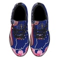 thumbnail image 2 of Indiana Stte Peony Flower Shoes Sneakers Black Size 9.5, 2 of 7
