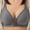 Gray bras, variant on Pimelu Bras for Women Push Up Bras Women's Front Closure Bra Lightweight Comfy Push Up Underwire Bra Full Coverage Everyday Underwear Bralettes