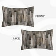 thumbnail image 4 of Balery Wooden Texture Bedding Queen Pillow Cases - Envelope Closure - Soft Brushed Microfiber Fabric - Shrinkage and Fade Resistant Pillow Cases-20"x30", 4 of 9