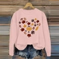 thumbnail image 2 of VBARHMQRT Baseball Mom Chandail en Molleton Mode Automne et Hiver pour Femmes Action de Grâce Thème Lettre Anglaise Haut Imprimé Décontracté Sweat à Capuche, 2 of 4