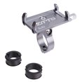 thumbnail image 1 of Soidarity Soporte de teléfono para bicicleta de montaña, soporte para teléfono para manillar de bicicleta, abrazadera de aleación de aluminio Ciclismo plata Soidarity OD0196-03, 1 of 6