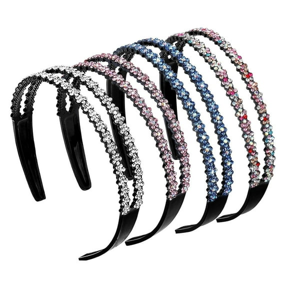 Ncheli Fashion Headband, Multicolor, 4 ct