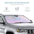 thumbnail image 3 of Bingfone Rainbow Unicorn Party Car Windshield Sunshade,Sun Foldable Sun Shield Sun Visor For Car - Medium, 3 of 8