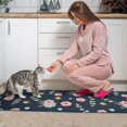 thumbnail image 3 of Pioneer Flower Floral Print Pattern Kitchen Rugs Sets Of 2, Anti Fatigue Non Slip Washable Floor Mats for Kitchen Sink Laundry, 17X30 Inch + 17X47 Inch, 3 of 6