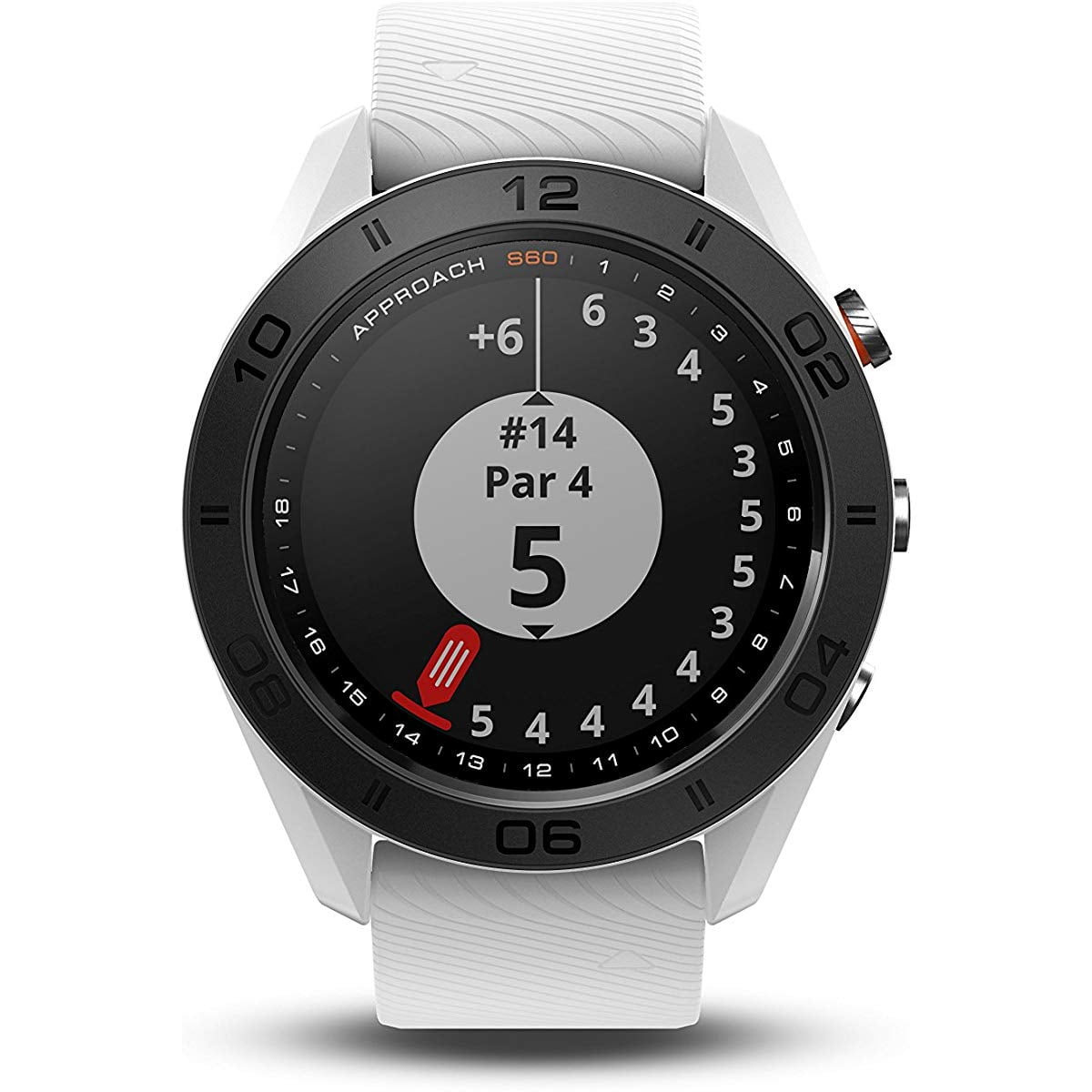 Garmin - Brandclub - Approach® S60, White with White Band