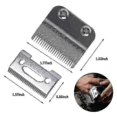 thumbnail image 2 of 2 Sets Professional Adjustable Clippers Blades Carbon Steel Hair Clipper Replacement Blade for Wahl, 2 of 5