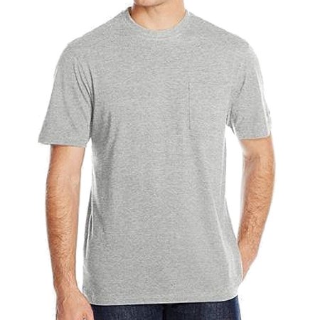 UPC 015844491914 product image for IZOD Gray Heather Mens XL Crewneck Mock-Layer Pocket Tee T-Shirt | upcitemdb.com