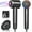 Black, variant on Breezelle Hair Dryer,Compact Lightweight Professional High-Speed Hair Blow Dryer with 110,000 RPM Motor for Fast Drying,4 Temps & 2 Speeds Travel Hairdryer for  Women Man