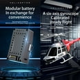 thumbnail image 6 of 1/33 C138 RC Helicopter, 2.4GHz 6CH RC Helicopter Model with Altitude Hold, 6-Axis Gyro Stability & One-Key Takeoff/Landing, Remote Control Helicopters for Beginners & Adults, RTF, 6 of 10