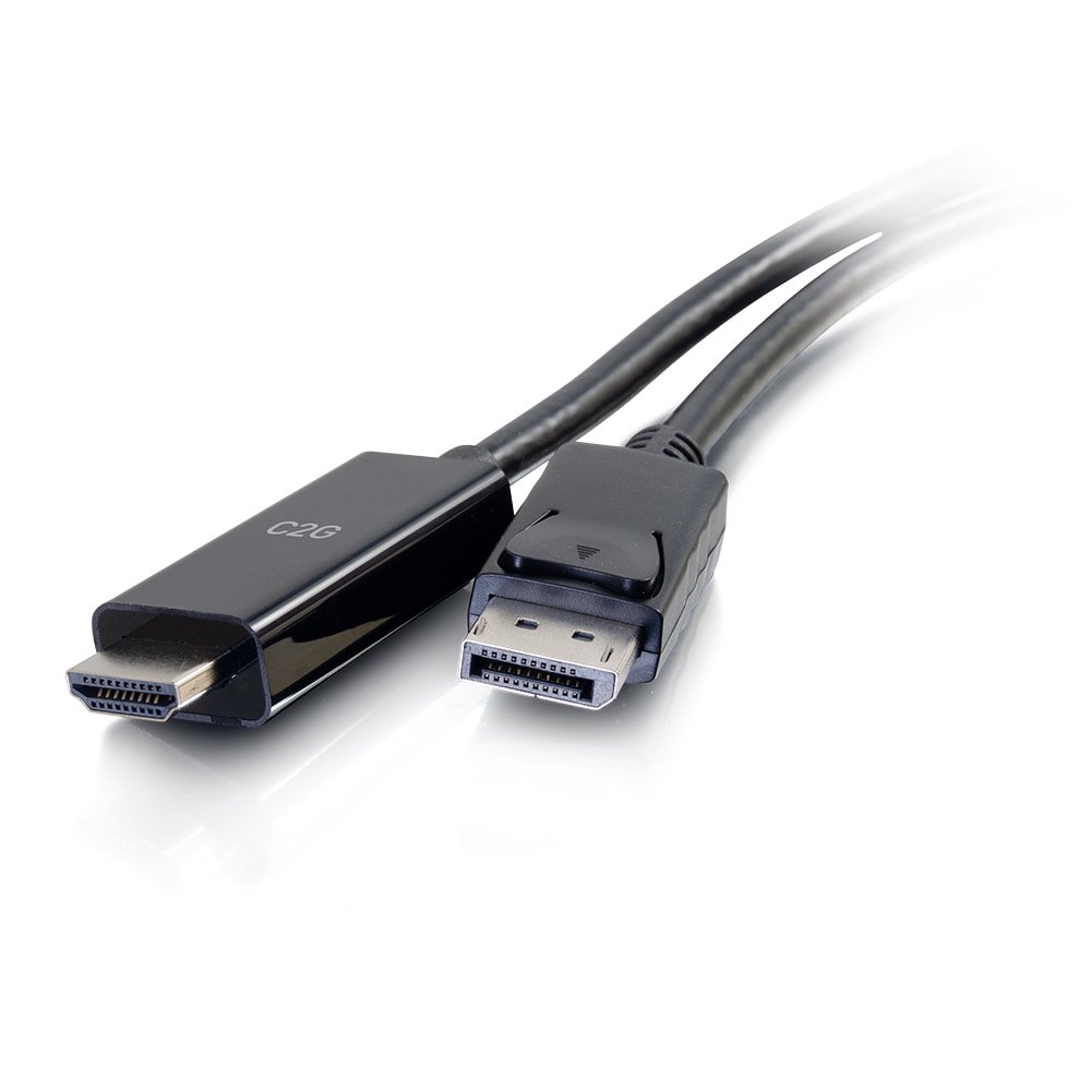 C2G 3ft DisplayPort Male to HDMI Male Active Adapter Cable 4K Cable Black