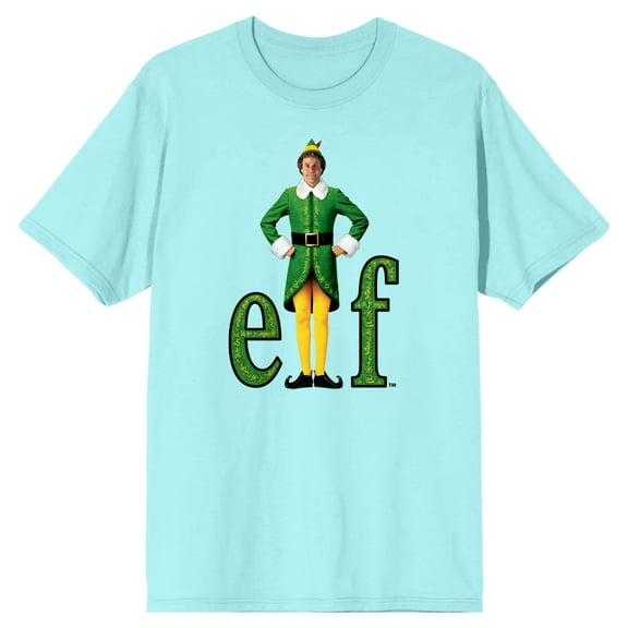 William Buddy Hobbs Elf Movie Men's Celadon T-Shirt-Medium