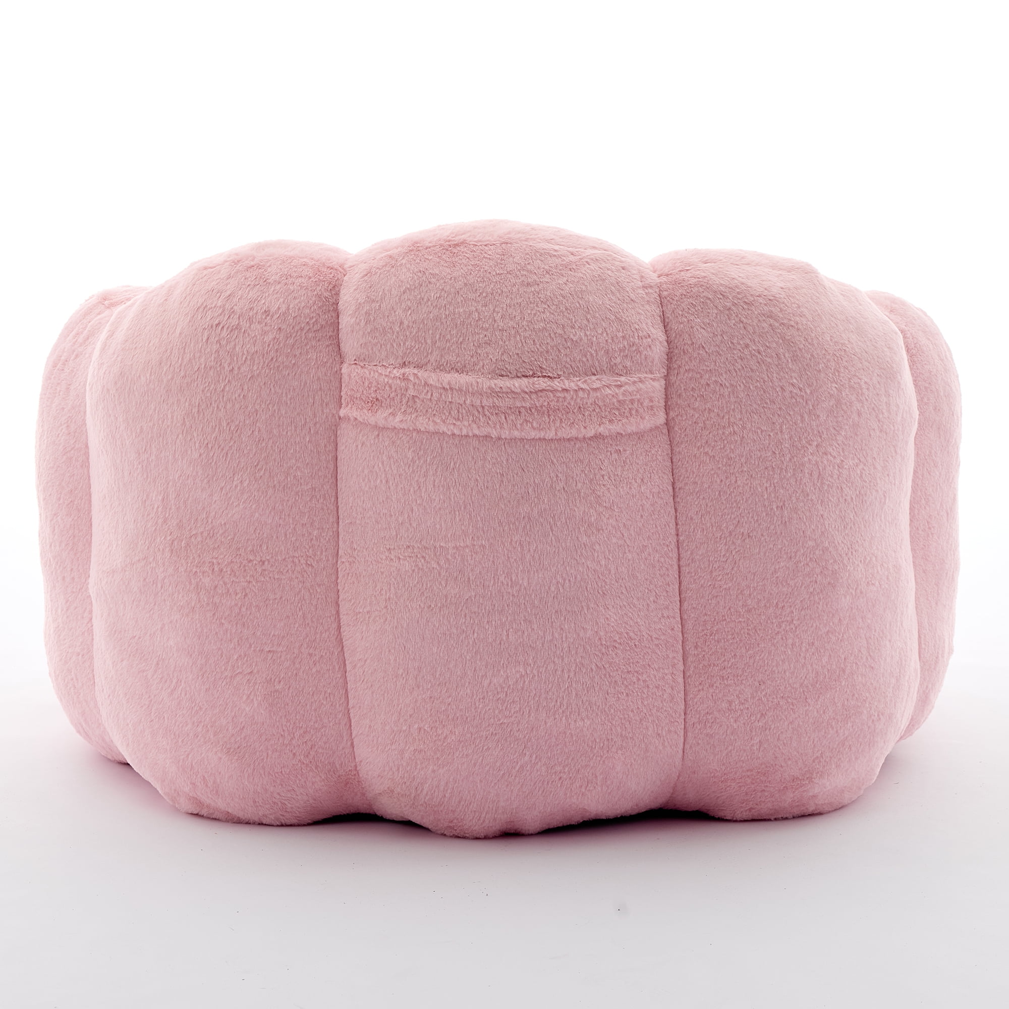Peispie Lotus Flower Bean Bag Chair for Adults & Teens, Comfy Floor Sofa Lounge Chair with Armrests & Handle, High-Density Memory Foam Filled Pillow Reading Accent Chair for Bedroom, Pink