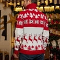 thumbnail image 4 of WEAIXIMIUNG Pull de Noël pour Hommes Pull Décontracté Arbre de Noël Pull Col Roulé Thème de Noël, 4 of 5