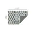 thumbnail image 6 of allen + roth 84-in Admiral Geometric Blackout Thermal Lined Grommet Single Curtain Panel, 6 of 7