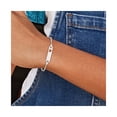 thumbnail image 5 of Auriga Fine Jewelry 925 Sterling Silver Adjustable ID Bracelet 5.5inch for Women, 5 of 5