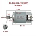thumbnail image 2 of Children's Electric Car 24V 200W Motor, High-Speed High-Power Motor 555 24V 30000Rpm For Kid's Ride -Bomveson, 2 of 5