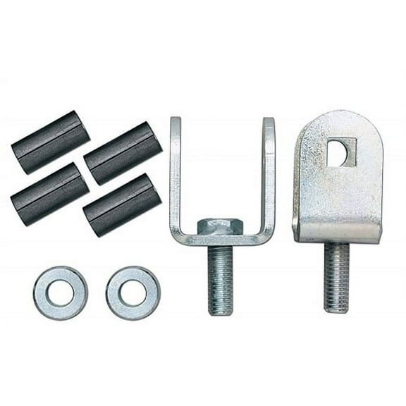 Rubicon Express Stabilizer Bar Link Mount; Steel; Natural; With Offest Lower Mount For Proper Alignment RE1171