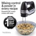thumbnail image 2 of Hamilton Beach Professional 5-Speed Electric Hand Mixer with Slow Start & QuickBurst Technology, Mixer for Kitchen, Black, 2 of 8
