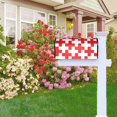 thumbnail image 7 of Bingfone Red Cross 1 Magnetic Mailbox Cover Standard Size for Garden Yard Outdoor Decorations-21x18 in, 7 of 7