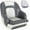 573B-Light Grey/Charcoal, variant on NORTHCAPTAIN Pontoon Boat Seat Captain Bucket Seat with Boat Seat Cover,White/Pacific Blue