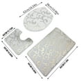 thumbnail image 3 of Bathroom Rug Set Of 3 Bath Mat Toilet Mat Soft Absorbent Thick Rug Non-Slip Backing Washable, 3 of 6
