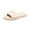 Beige, variant on Women's Platform Slide Sandals Pearl Rhinestone Open Toe Slip-On Flatform Sandals with Soft Cushioned Footbed Non-Slip Rubber Sole for Summer Beach Casual Daily Vacation Wear, Green, 42