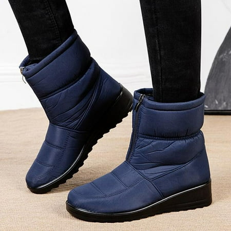 

2022 New Women Boots Comfortable Women Shoes Zipper Shoes Woman Casual Ankle Boots Fashion Plus Size Botas Mujer Winter Boots