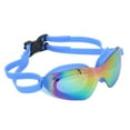 thumbnail image 2 of M Buder Gafas de Natación Antivaho Lentes de Nado Profesionales de Gel de Sílice Sin Fugas con Espejo de PC para Hombres y Mujeres Adultos Equipo de Deportes Acuáticos Color Azul, 2 of 9