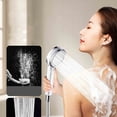 thumbnail image 5 of InsCrazy High Pressure Shower Head with Handheld, Handheld Filtered Shower Head High Pressure Double Sided Spray Mode Shower Head with Filter Water Softener Hard Water Filter Beads, 5 of 6