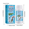 thumbnail image 3 of Dredging Agent, Pipe Unblocking Cleaner, 100ml, Powerful Drainage Cleaner, Quick Blockage Removal, Non-Corrosive, Easy to Use, for Kitchen, Bathroom, Laundry Room, Prevents Re-blocking, Hygienic, 3 of 8