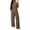 Coffee, variant on Lounge Sets For Women Off Shoulder Short Sleeve Tops Long Pants 2 Piece Set Summer Soft Matching Outfit