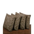 thumbnail image 2 of Home Soft Things Paisley Suede 4 Piece Throw Pillow Cover Set - Spa Blue/Amphora - 20" x 20", 2 of 3