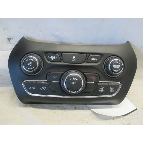 Pre-Owned 2015 2016 2017 2018 Jeep Cherokee AC Heater Temperature Control Unit OEM (Good)