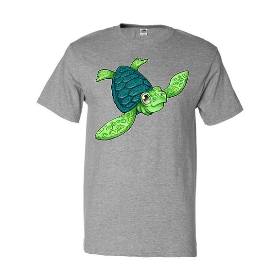 Inktastic Sea Turtle with Swirls T-Shirt