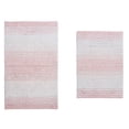 thumbnail image 2 of Home Weavers Gradation Rug Collection 100% Cotton Non-Slip Bathroom Rug Set Machine Washable Bathroom Rug-17"x24", Bath Rug- 21"x34", Pink Color 2 Piece Bath Rug set, 2 of 7